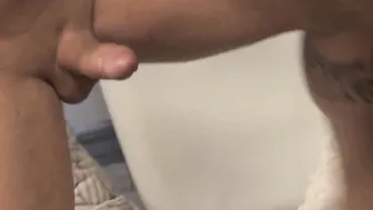 Celeb with huge melons giving a head before gets pounded