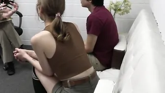 Big tit mature shrink seduces sexy couple