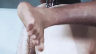 Inked black stallions plow a pretty white bottom dude