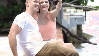 Beautiful morning sex with hot teen