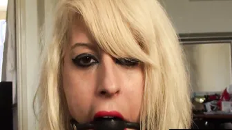 Handsome blonde bitch Orion Star shows her dark side