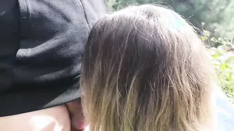 Sample porn video – She needs to collect a semen sample inside nature