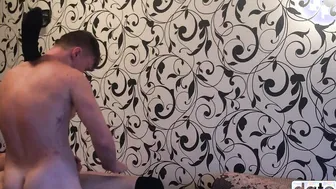 Real amateur blonde boned on the table