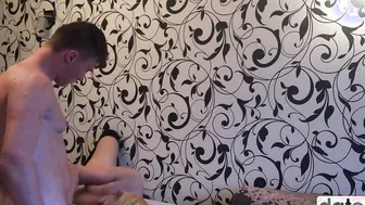 Real amateur blonde boned on the table