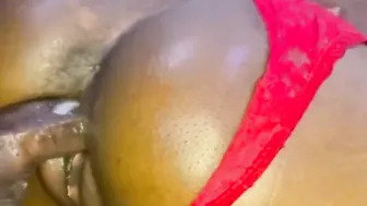 ROUGH SEX AND CUMSHOT WITH A BOMBSHELL EBONY mom