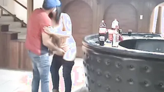 SPY CAMERA : HUBBY GETTING CAUGHT CHEATING ON HIS FIANCE view til the end and getting instant KARMA 