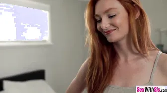18 Kenzie Reeves and Lacy Lennon sucking off men penis before he banged