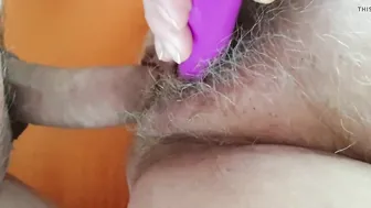 Meine nasse Vibratorfotze wird gefickt