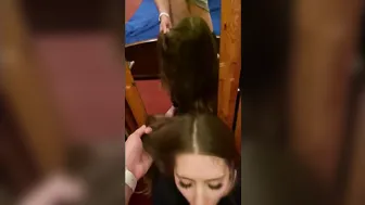 Super Sexy Student on the List Swallowing a Huge Cock and Plowed into