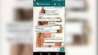 Angela is a friend from work we talk on WhatsApp I convince