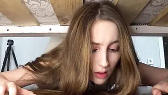 I Fuck My Stepsister Stuck Under The Bed And Cum On Her Ass