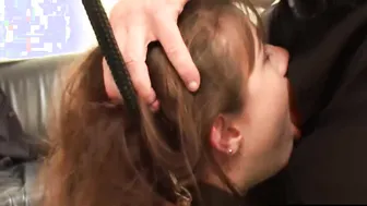 Brunette skank Luna Rival loves being fucked and humiliated