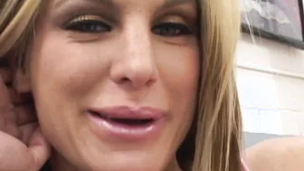 Jackie-Moore's Interracial Affair - Big Black Dick Fills Up Small White Pussy