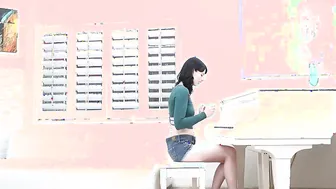 Alex Harper Shows Off Her Skills to Her Stepfather