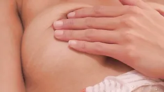 Cecilia Lion Petite All Natural Teen Ebony Strips and Masturbates For You