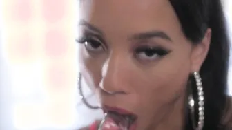 Mixed porn video – Alexis Tae Ebony Cherry of the Month Masturbates With Glass Dildo in Trimmed Pussy
