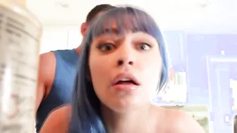 Latina TS caught husband fucking stepsis