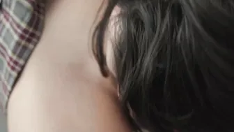 Asian college girl gets her sweet pussy pounded by teacher's big cock