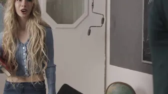 Step-Siblings' Secret - Stepbrother Surprises Sister With A Big Load