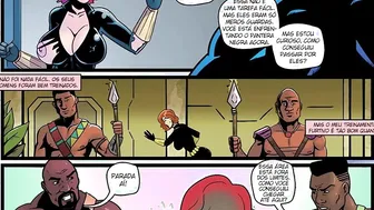 Ginger Widow Mission into Wakanda - Perky Ginger Faces Ebony Gifted Africans