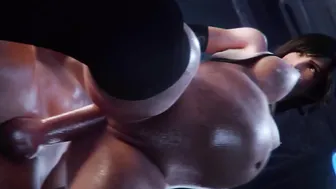 Sexsual Tifa Banged into All Poses