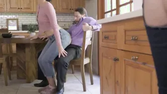 UsedTeen - Freeuse 19 Year Old Step-Daughter  milf Stepmom Are Used By Stepdad Inside Kitchen - Jessica Ryan Angeline Red Jack Vegas