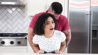 Caring stepmom sucking stepsons big dick