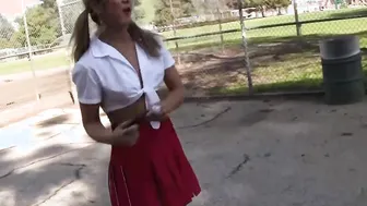 RYMJOB - Ashley Abott Cheerleader Goes Home With Trainer