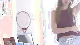 Johnny Castle is plowed up with 2 sprained wrists. Hes being taken care of by his step sister Jillian Janson