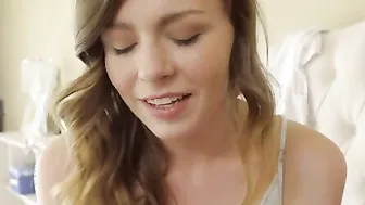 Alex Blake is flirting with her friend Carolina Sweetss stepbrother Kyle Mason when he calls