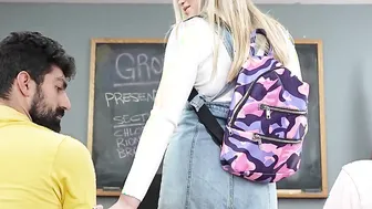 FACIALS4K Lucky Students Have Multiple Facial Threesome Fuck With Blonde Chloe Rose