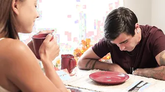 French dark hair Cutie Cassie Del Isla fucks stranger to help him gotten back on cheating fiance