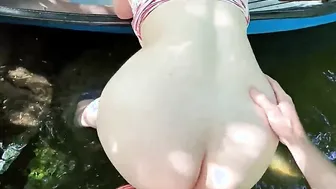 Real Outdoor Sex on the Deserted Island after Swimming