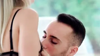 Huge tit stunner Siya Jey is looking fine into sheer underwear that shows off her