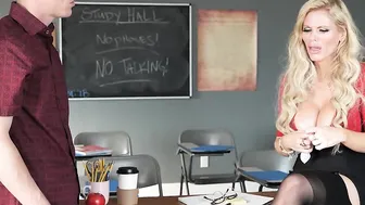 Big Boob Teacher Fucks Student On Desk After Break-Up - college girl Roleplay