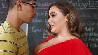 Bae Teacher Natasha Nice teaches her school girl how to boned