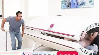 Kendra Lust getting saved by the boned boy