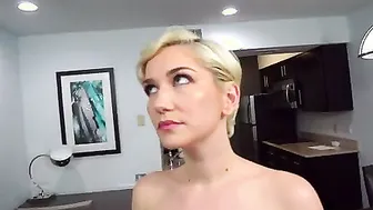 Skye Blue needs some help practicing her lines for an upcoming film for an upcoming