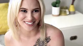 Kiara Cole is inside the middle of gets clothed when her stepbrother Kyle Mason barges