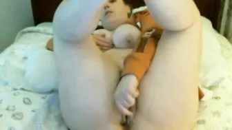 proud BBW with creamy masturbation