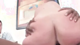 White Swinger Blonde Fucks Ebony Dick