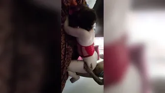 African bulls taking turns with Sophies fat booty