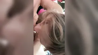 Amateur spinner blows penis cim home made Head