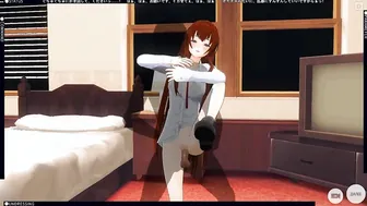 3D ANIME Kurisu Makise Gets Fuck into the Room (Steins Gate)