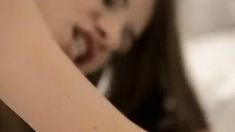 Alice March and her man Tyler Nixon have found themselves nude into bed together and this voracious lovers knows exactly