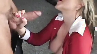Slutty babes with huge tits gets their asses banged before swapping cum