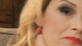 Huge boobed mom twat licked and banged passionately until cum spills on her booty hole