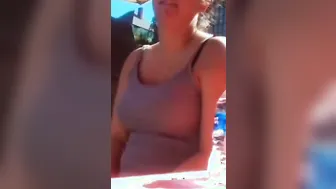 Big boobs on busty babe