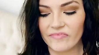 When Logan Long walks into on his stepsister Jessica Rex inside the shower washing her boobs and booty he cant