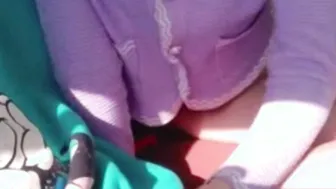The first time I asked my girlfriend out for a drive An couldnt bear it she took t
